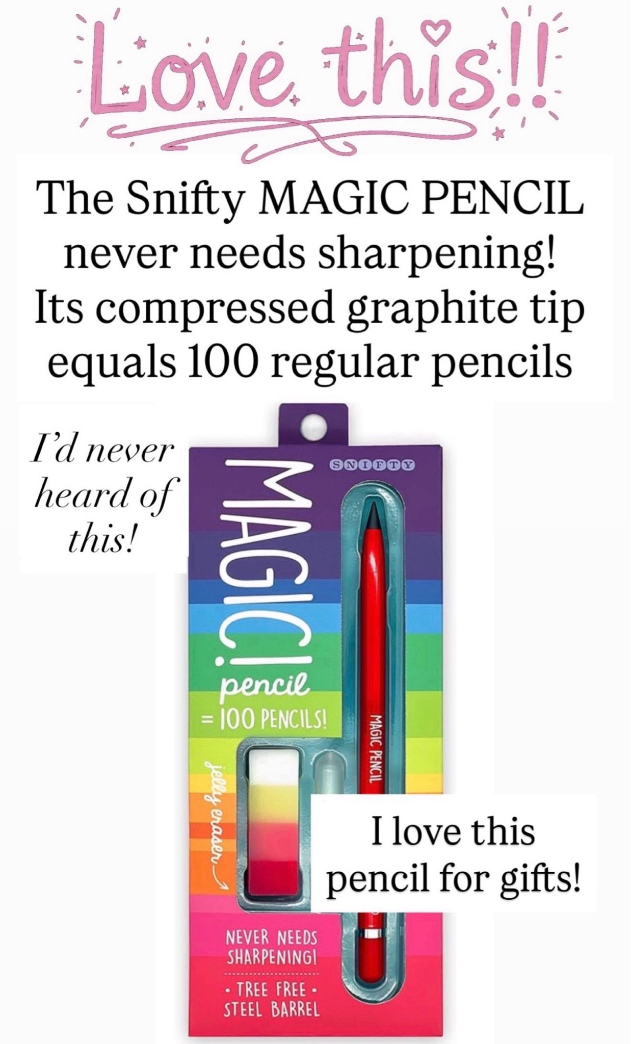 Coolest pencil for kids

#LTKKids