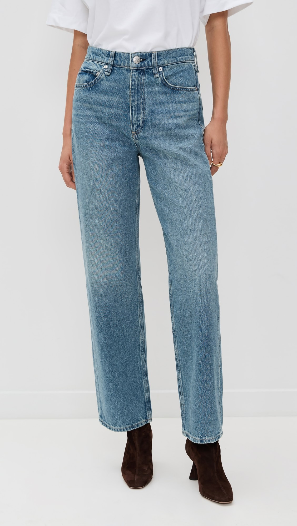 Shea High Rise Ankle Straight Jeans | Shopbop