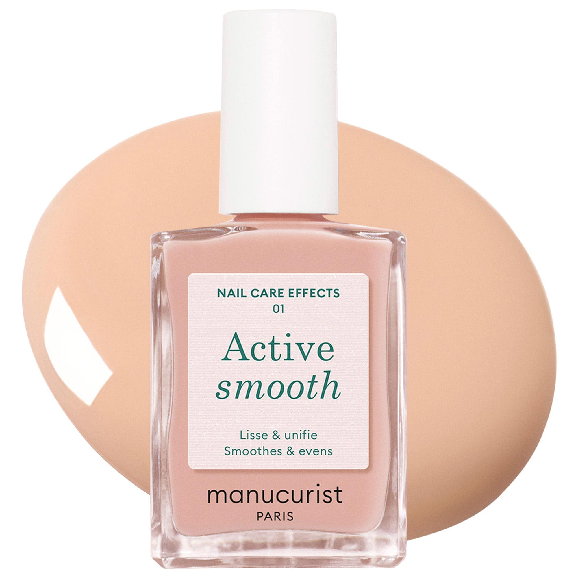 Manucurist Active Smooth Nail Polish Strengthener & Ridge Filler 01 0.51 fl oz/15ml | Sephora (US)