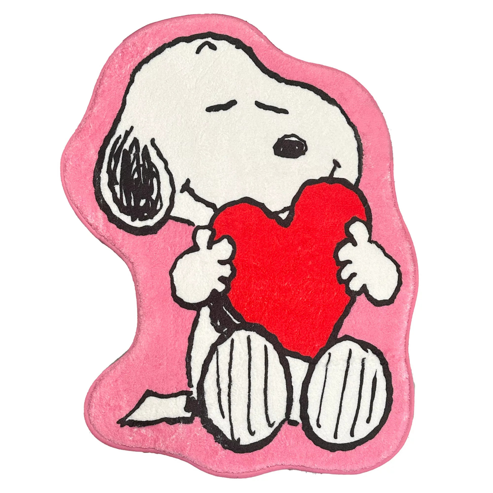 Peanuts Snoopy Valentines Day Heart Throw Rug | Kohl's