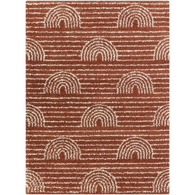 5'3"x7' Hailey Rainbow Striped Kids' Rug Orange - Balta Rugs Orange | Target