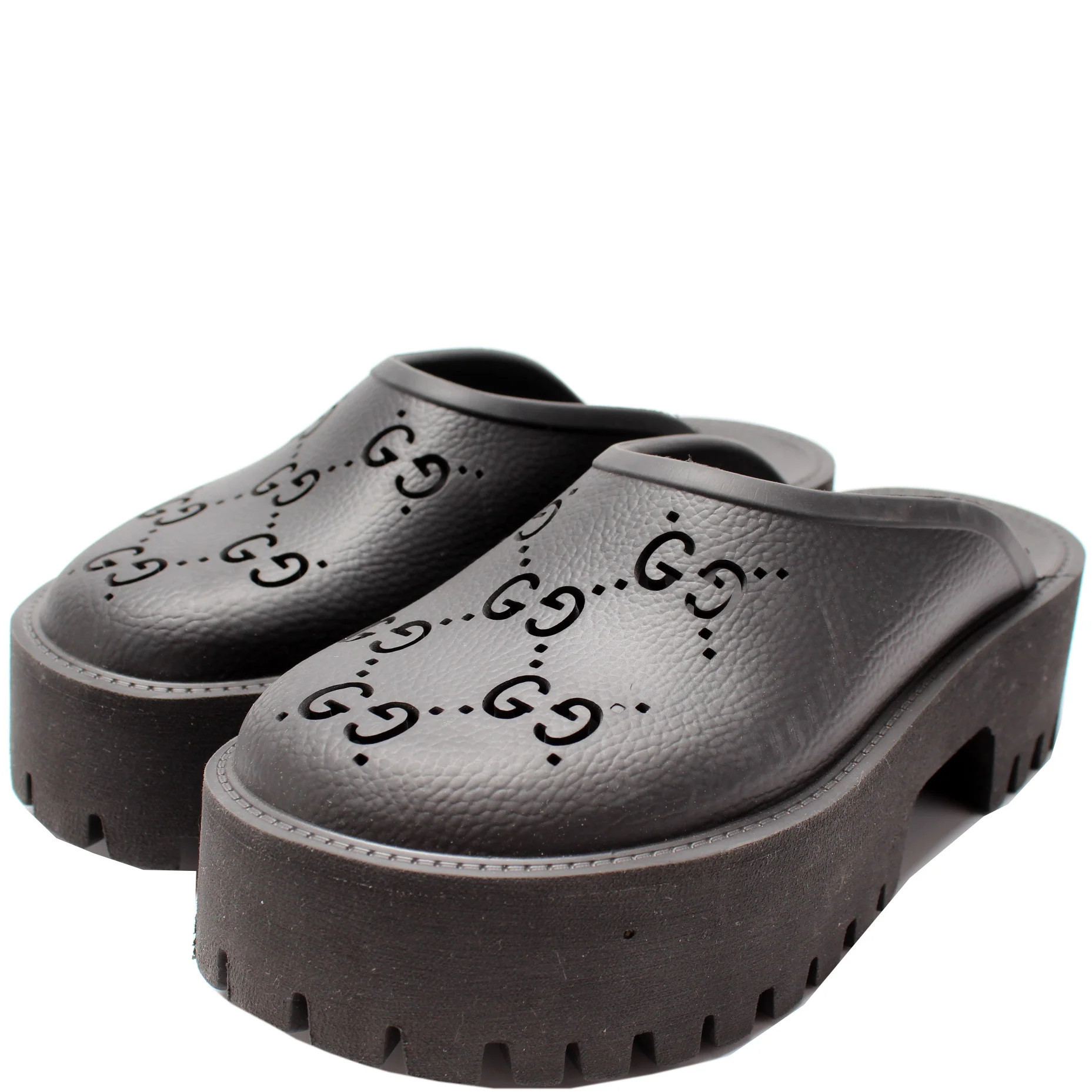 Platform Rubber Mules Size 36 | Keeks Designer Handbags