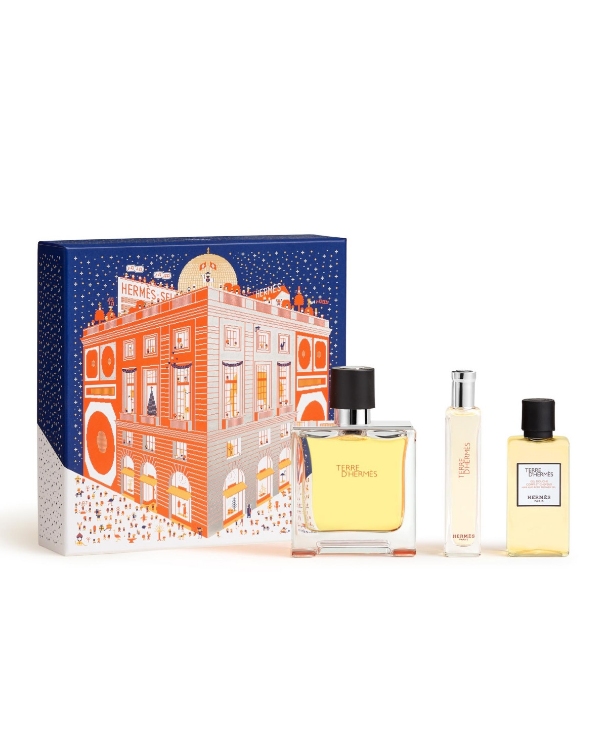 HERMES 3-Pc. Terre d'Hermes Pure Perfume Gift Set | Macy's