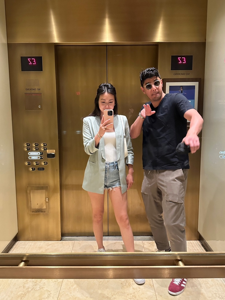 Throwing over an oversized blazer is one of the easiest ways to dress up a casual outfit! I love this pastel blue blazer from ASOS. Pairing with my staple Abercrombie bodysuit tank, Levi’s cutoff shorts, and comfy sneakers. 

#LTKstyletip #LTKSeasonal #LTKsalealert