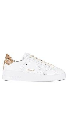 Golden Goose Pure Star Sneaker in White & Beige from Revolve.com | Revolve Clothing (Global)