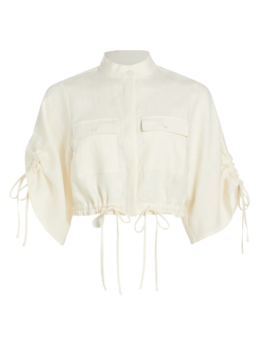 HevronEva Drawstring Top | Saks Fifth Avenue