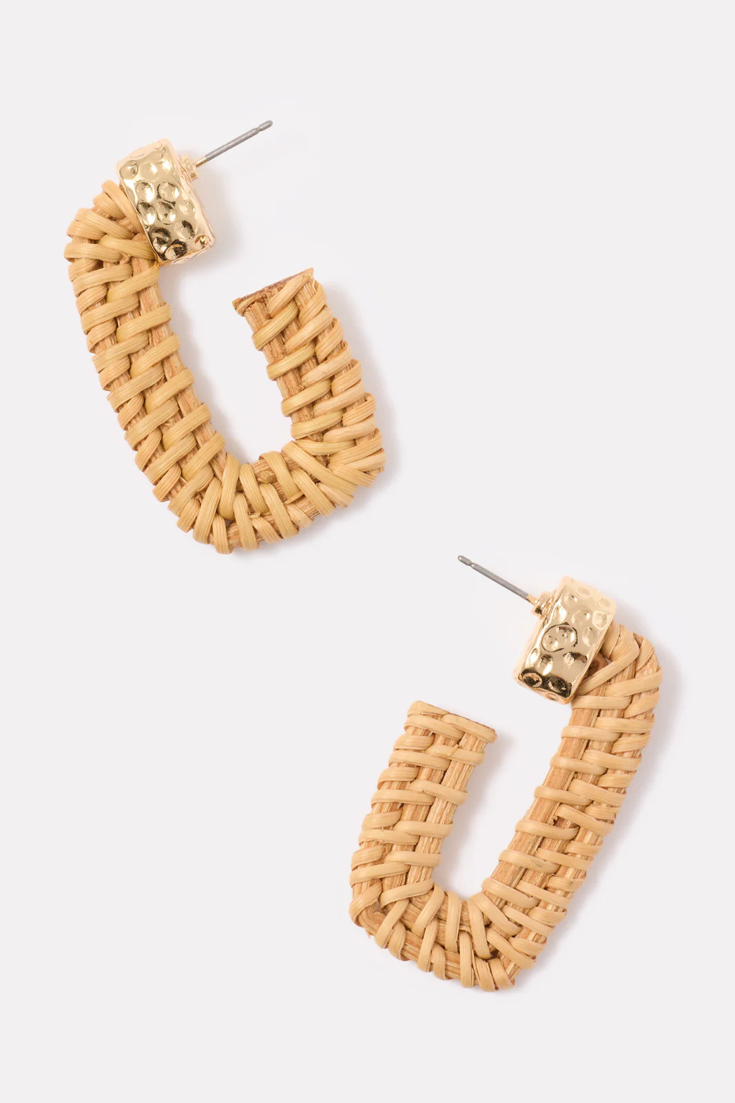 Avila Basket Weave Hoops | Evereve