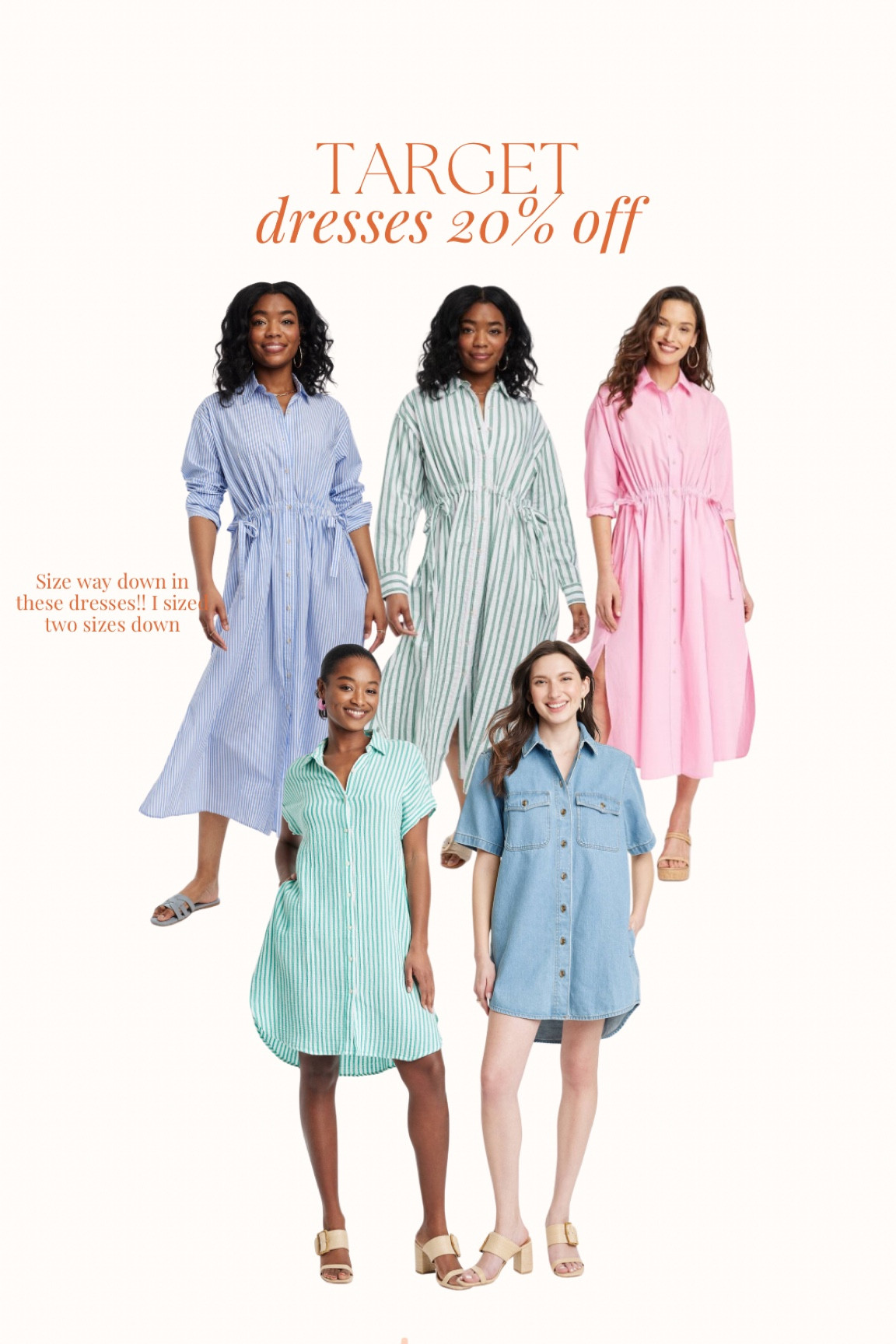 Target Women’s Dresses 20% off!!

#LTKStyleTip #LTKSaleAlert #LTKFindsUnder100