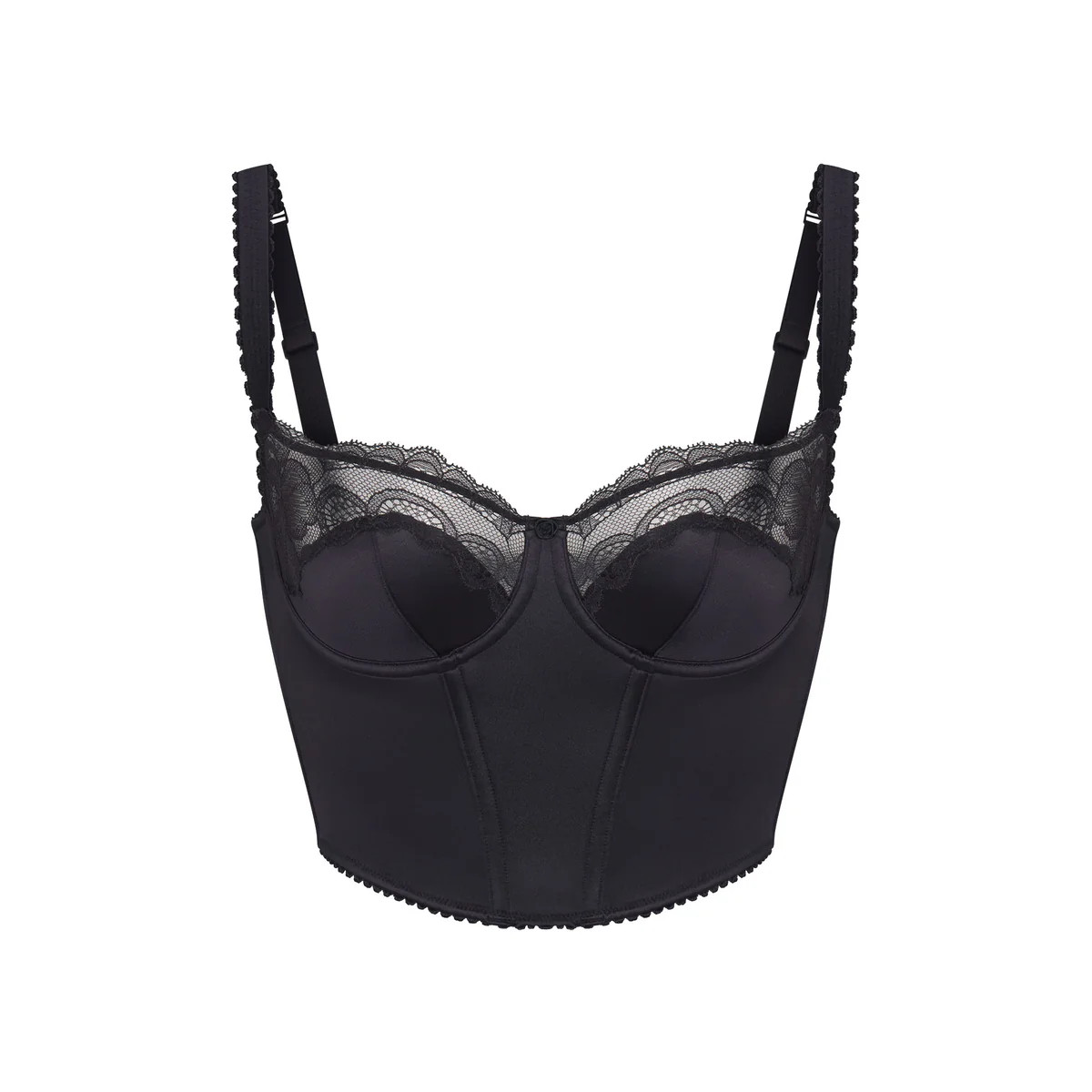 LACE CROPPED CORSET | SKIMS (US)