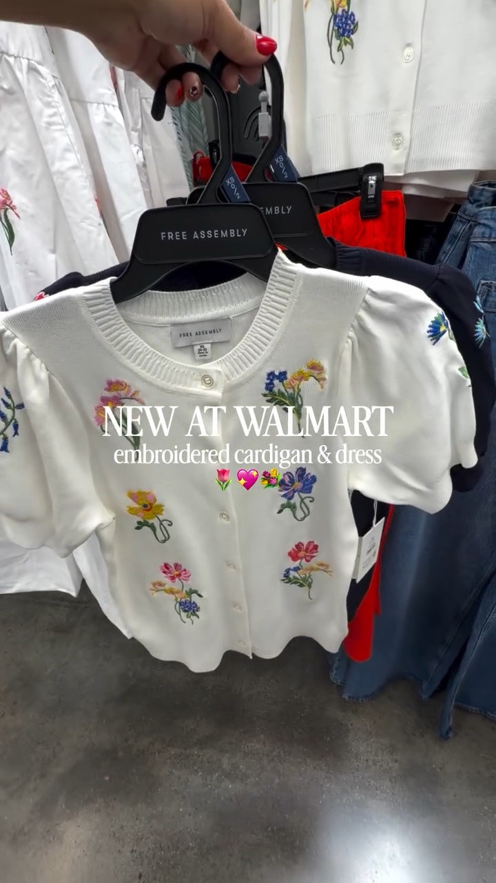 The prettiest embroidered cardigans and dresses! I wouldn’t believe this was from Walmart if I didn’t see it there myself! 😅💐

#micheleonstyle #walmartstyle #walmartfinds #walmartfashion