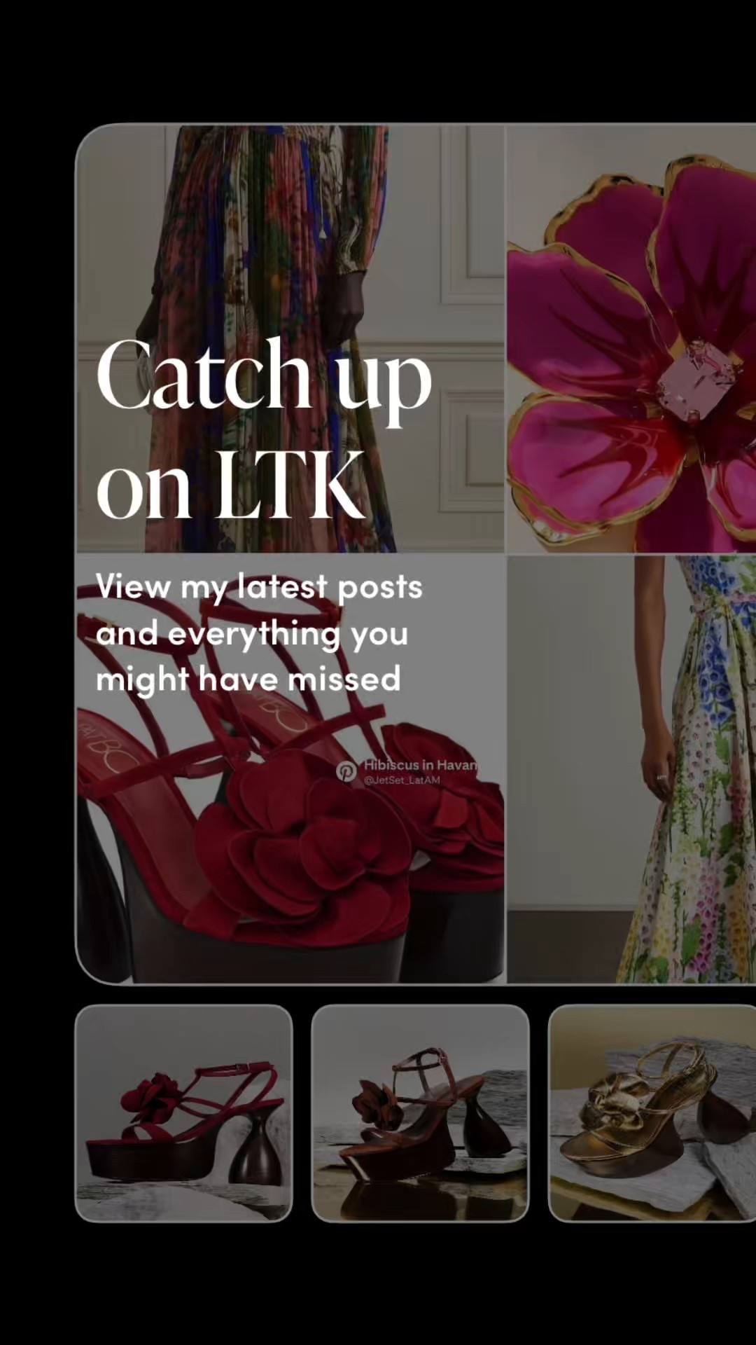 🌺 Catch Up on LTK: Hibiscus in Havana Collection

If you’ve missed a few posts lately, this is your invitation to slow down and explore Hibiscus in Havana — our latest curated edit inspired by pastel streets, tropical blooms, and the romance of old-world Havana.

This collection brings together romantic lace dresses, floral statement jewelry, soft pink silhouettes, and artful accessories designed for destination dinners, warm evenings, and elegant escapes. Every piece was selected with intention, blending timeless craftsmanship with a sense of place — effortless, feminine, and transportive.

From hibiscus-toned lace to sculptural floral earrings in gold, amethyst, and diamond accents, Hibiscus in Havana is about dressing for the story as much as the destination. Think slow mornings, balcony light, and packing pieces that feel unforgettable yet easy to wear.

You’ll find the full edit now live on LTK — a thoughtful roundup of luxury fashion, travel-ready statement pieces, and elevated resort style, all curated by Jet Set LatAm.

✨ Catch up, browse slowly, and save what speaks to you.


#LTKTravel #LTKWedding #LTKGiftGuide