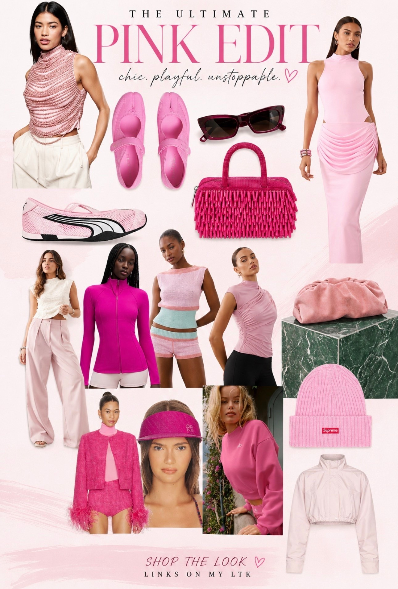 Pretty in pink and currently living rent free in my mind 💕🎀

From statement pieces to sporty finds, these are the pink picks I’m obsessing over right now. Which one are you adding to cart first? 👀

🩷 Shop all my favorites on LTK

#LTKootd #LTKgrwm #LTKselfcare