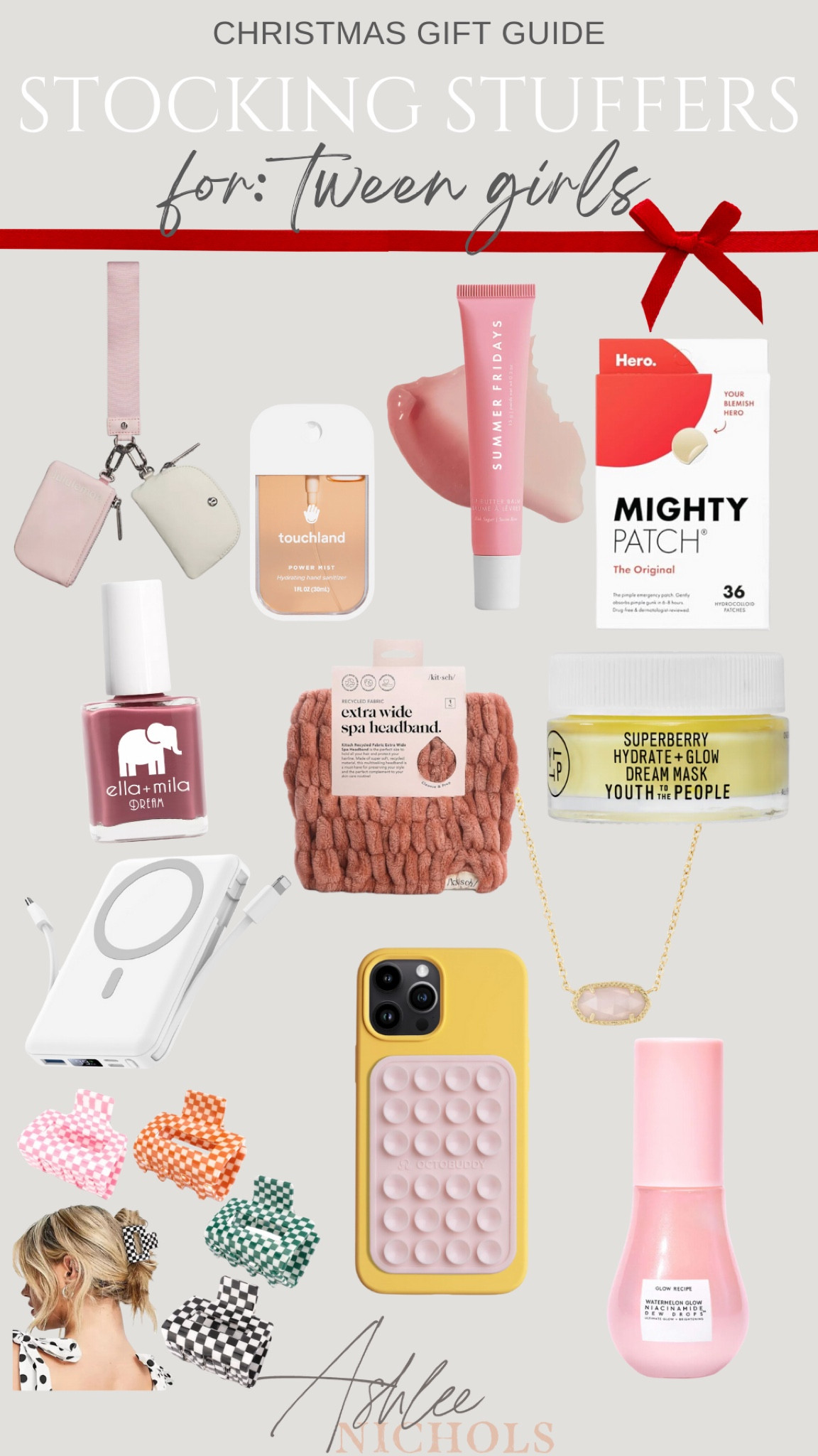 Stocking stuffers for teen/tween girls!


Gifts for her, gifts for teens, holiday gift guide

#LTKHoliday #LTKBeauty #LTKGiftGuide