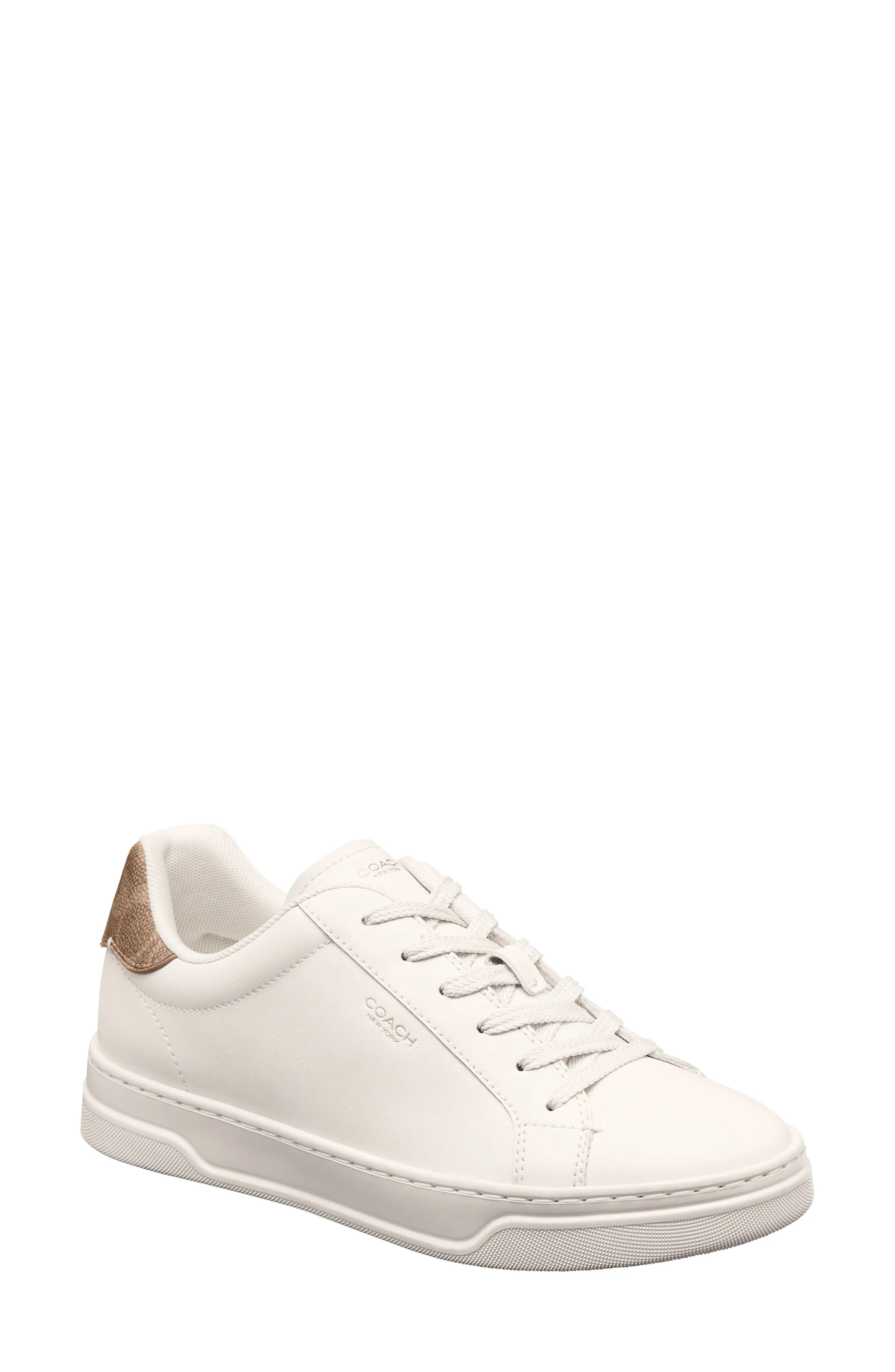 COACH High Line Leather Sneaker (Women) | Nordstrom | Nordstrom