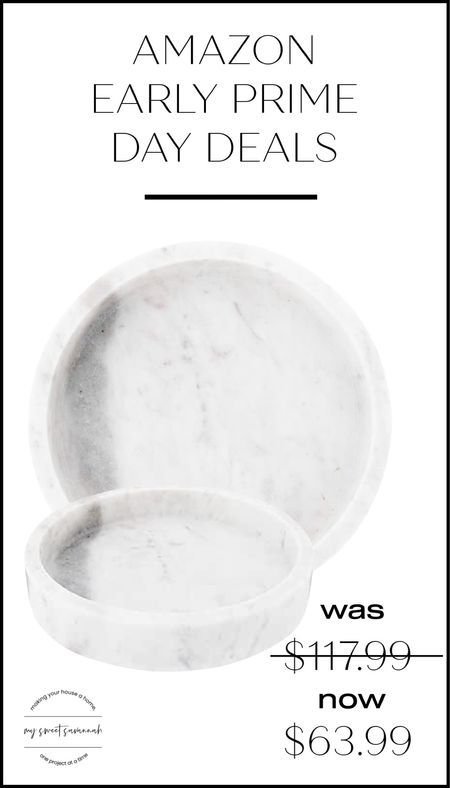 Amazon prime marble tray SALE

#LTKxPrimeDay #LTKhome #LTKsalealert