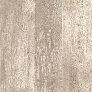 Mohawk Worn Gray Wood Residential Vinyl Sheet, Sold by 12 ft. W x Custom Length U1410.212K591G144... | The Home Depot