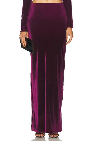 Maygel Coronel Cavana Skirt in Plum - Purple. Size all. | FWRD 