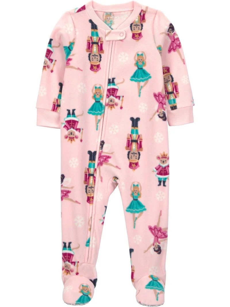 Carter's Child of Mine Baby and Toddler Holiday Pajama, One-Piece, Sizes 0/3M-5T | Walmart (US)