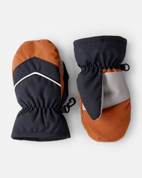 Carter's Toddler Boys Boy Ski Mitten - Black/Tan 2T4T Black | Carter's Inc