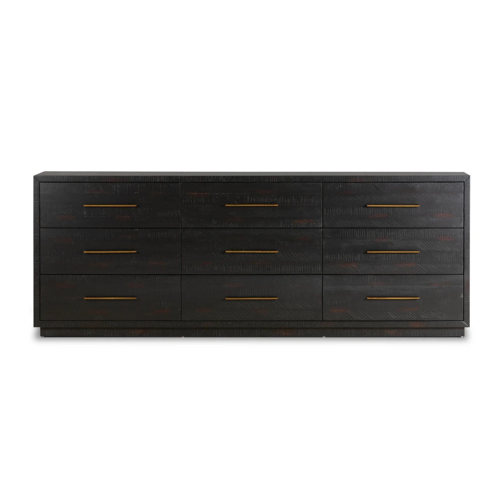 Joss & Main Darabont 9 Drawer 88" W Solid Wood Double Dresser & Reviews | Joss & Main | Joss & Main