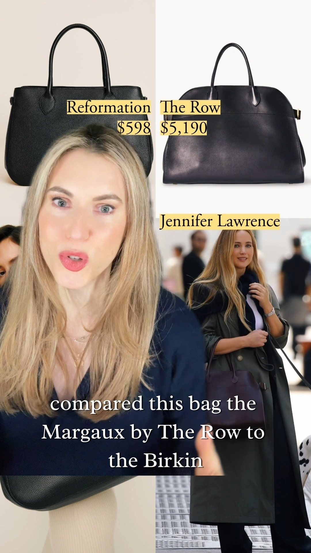 Is the Margaux bag officially an It-bag? How do you like it? 

Ludicrously capacious or finally large enough? (The one in the video is the 15” size. They do start at 10”)

A refined, high-quality look is achievable much more easily with clothes than with shoes and bags. It’s hard to get a mid-range leather to look good enough for anything more than a trim, and the workmanship falls short in really obvious tells. 

And mid-range bags are not cheap imo. $600 is a significant sum of money, no?

Instead of going for a bag that translates a trend, I prefer to find a design target that fits my budget. I look for the construction level that my budget can honorably achieve.

I’d rather get the $20 Uniqlo nylon bag than a $600 bag with glaring shortcomings. I picked a Prada nylon bag from the outlet over something in leather from a more accessible brand.

#LTKstyletip #LTKitbag #LTKVideo