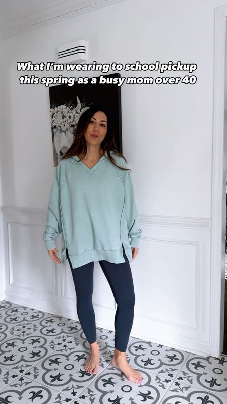 I style outfits everyday on here but it’s not often I tell you that you should absolutely order something. BUT this sweatshirt you should 💯 order! Holy softness! Might be the best hoodie of them all. And it comes in the cutest spring colors. Leggings code: tammyxspanx 

Xs hoodie, small spanx leggings, shoes size down 1/2. American Eagle, target bag, hoodies, sweatshirts 

#LTKfindsunder100 #LTKfindsunder50 #LTKover40