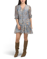 Long Sleeve Baby Doll Mini Dress | Casual Dresses  | Marshalls | Marshalls