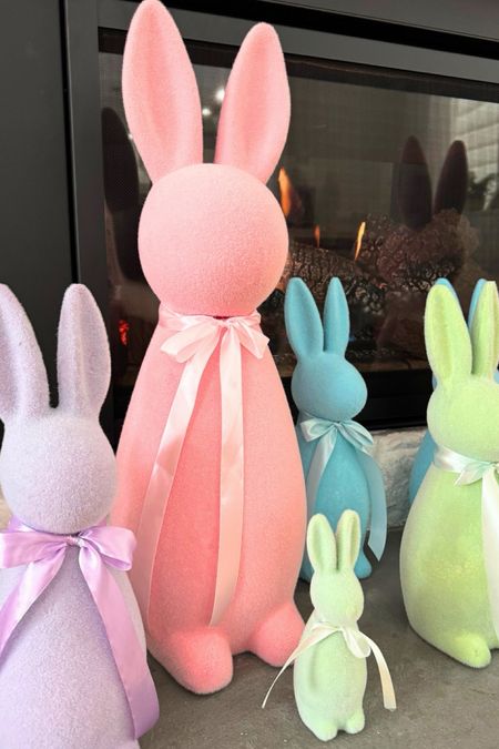 Viral flocked bunnies from
Michaels 

#LTKSeasonal #LTKhome