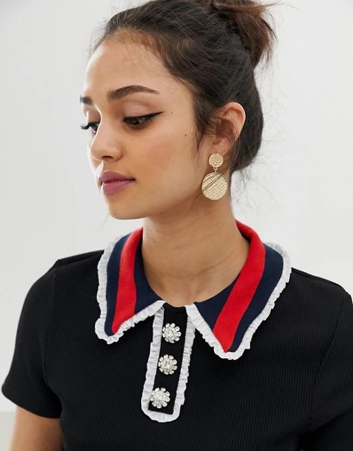 South Beach woven straw earrings | ASOS US