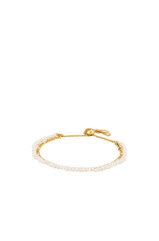 Jenny Bird Romi Double Strand Bracelet in Gold from Revolve.com | Revolve Clothing (Global)