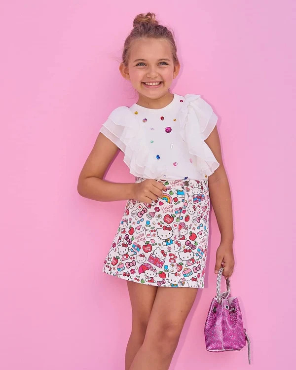 Hello Kitty\u00ae Big Print Skirt | Lola + The Boys