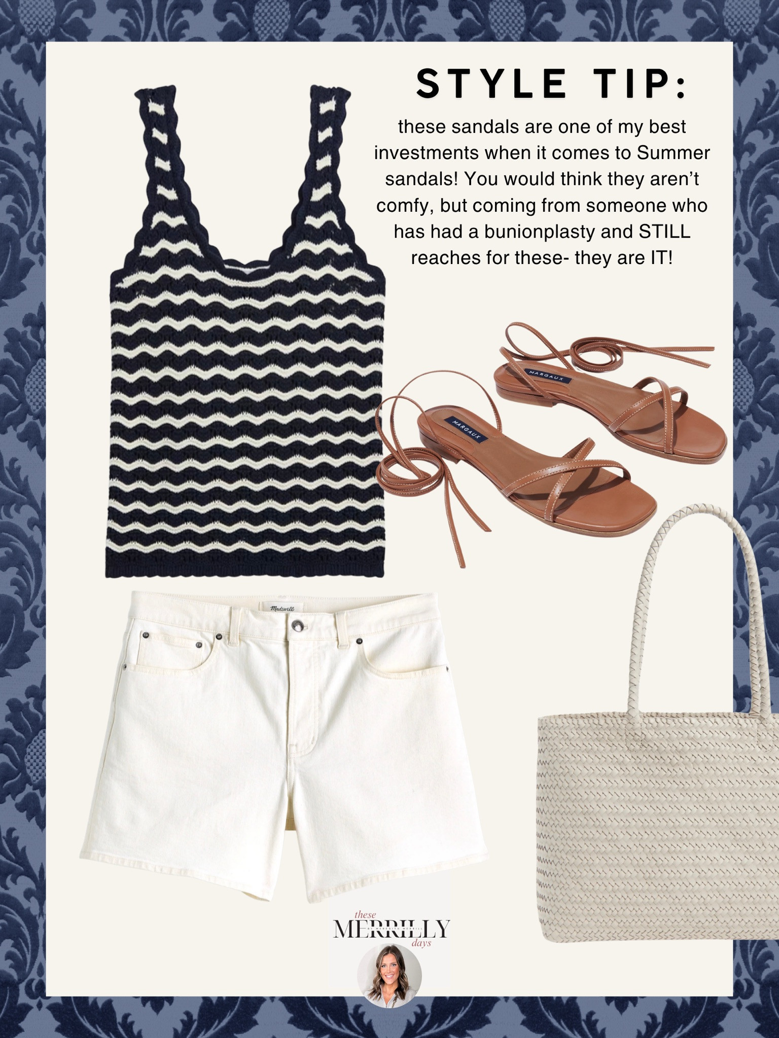 Spring and summer trend: navy and white! Thesemerrillydays casual summer outfit ideas women’s summer outfit finds navy and white outfit ideas 

#LTKootd #LTKSeasonal #LTKgrwm