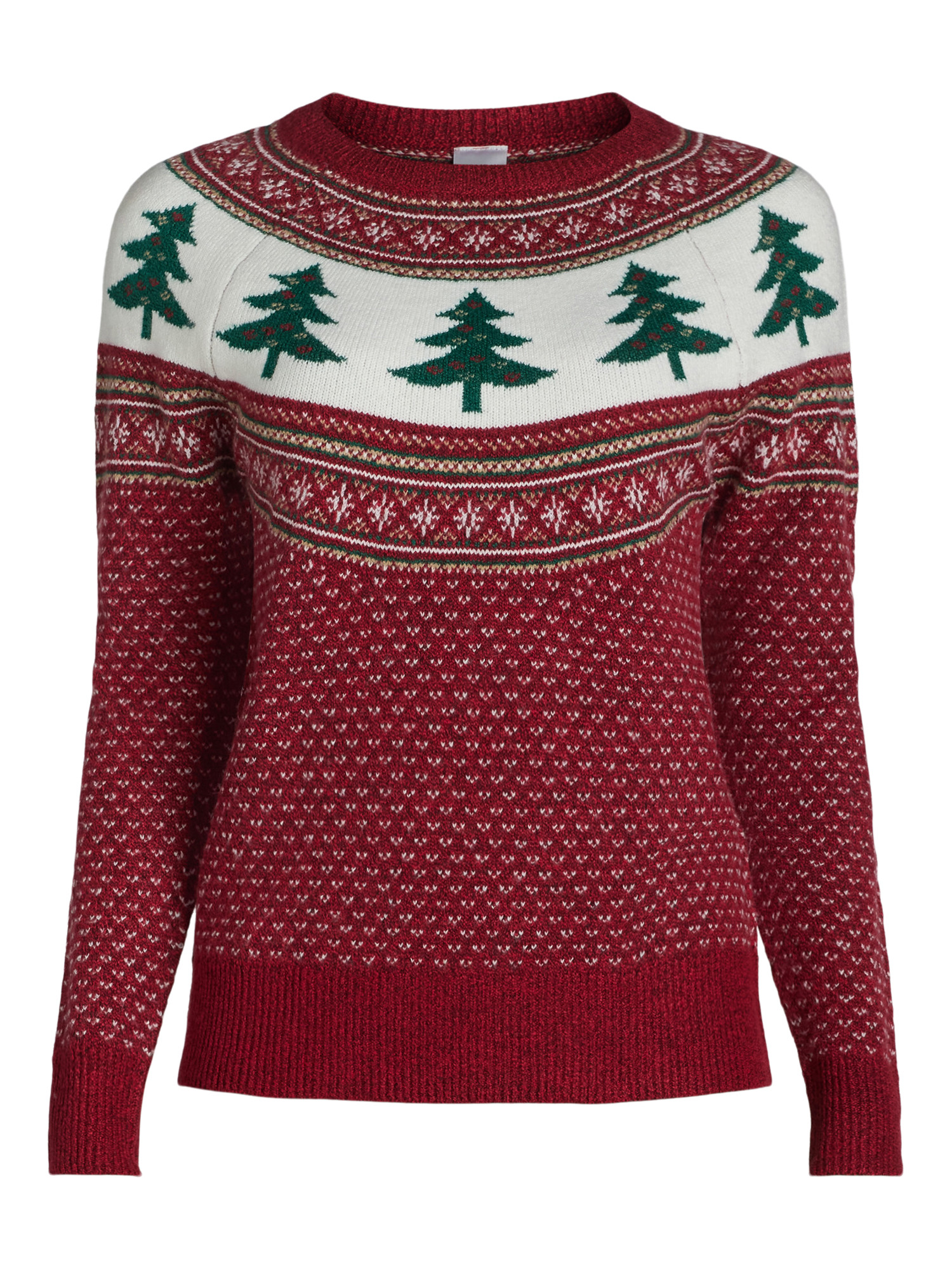 Holiday Time Embellished Christmas Sweater, Women’s and Women’s Plus, Sizes XS-3X - Walmart.c... | Walmart (US)