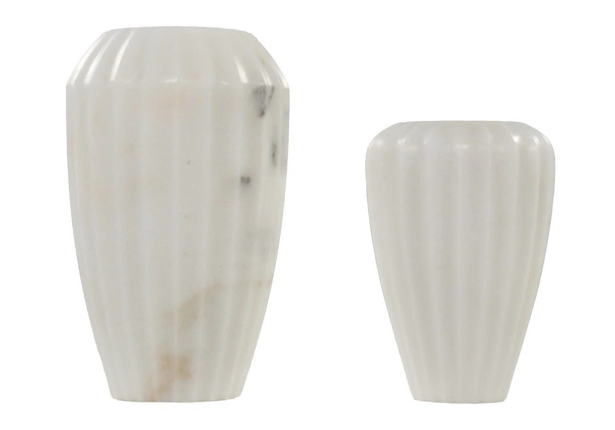 FLORA MARBLE VASE | White | Alice Lane Home Collection