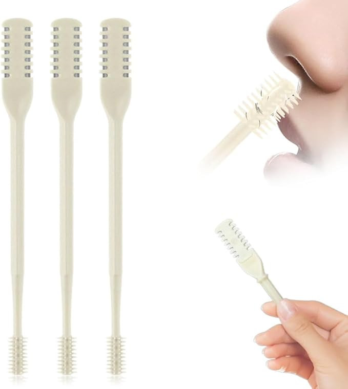 Nasal Hair Cutter, 2025 New Nose Hair Trimmer for Men Women, 360° Rotating Portable Manual Nose ... | Amazon (US)