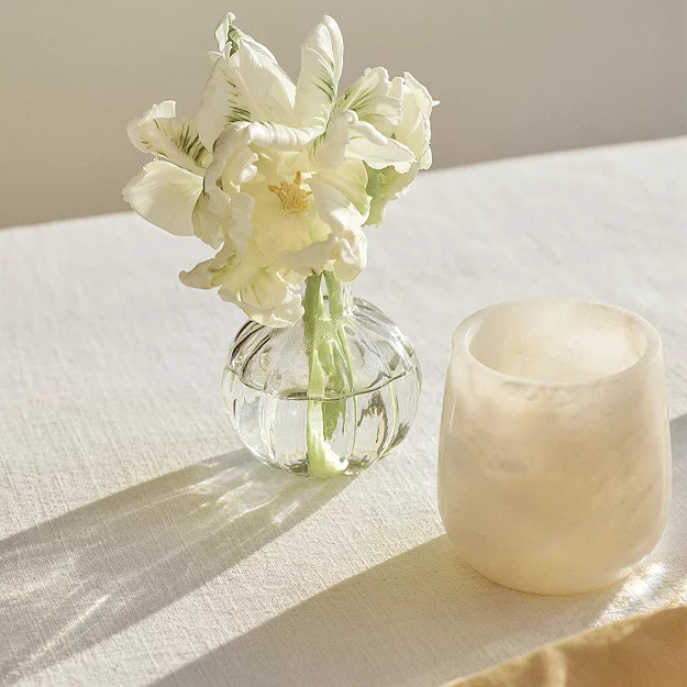 Alabaster Tealight Holder | The White Company UK & ROW