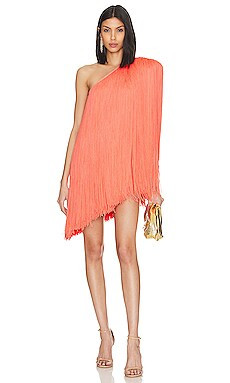 Bronx and Banco Sierra Leone Issa One Sleeve Mini in Pink from Revolve.com | Revolve Clothing (Global)
