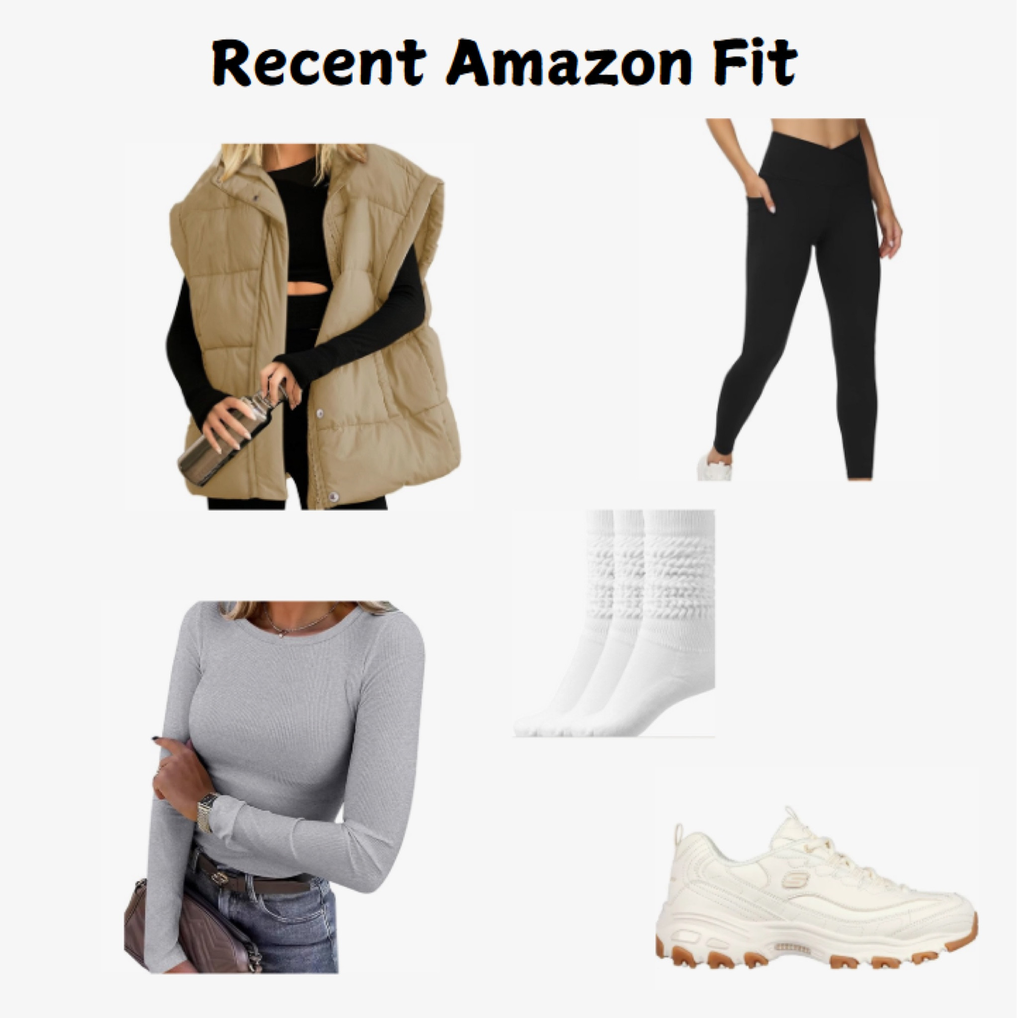 Amazon fit athletic wear  athletic shoes   Walking shoes leggings puffy vest long sleeves winter wear athletisure slouchy shoes

#LTKFitness #LTKStyleTip #LTKActive