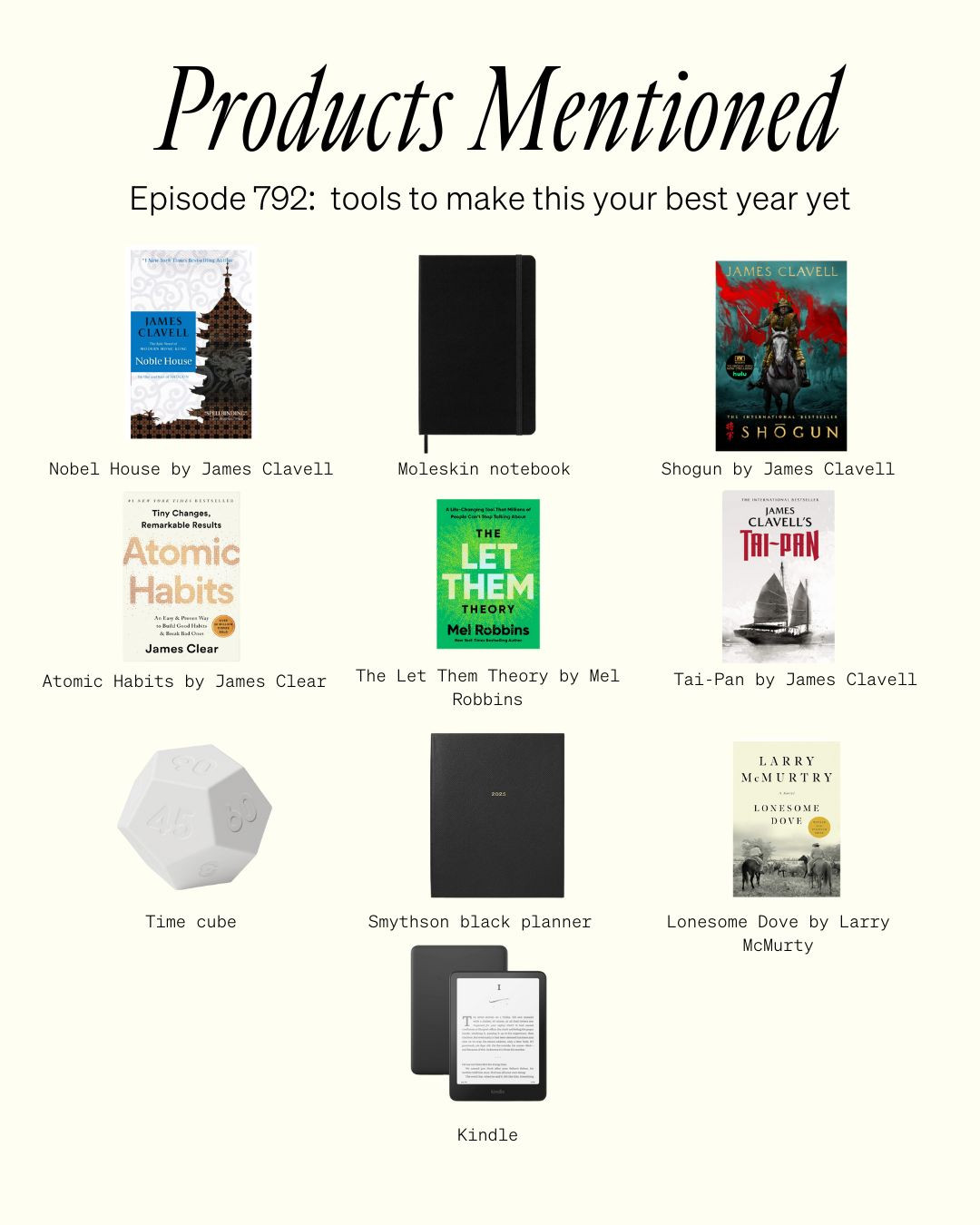 TSC PODCAST: 10 Tools To Make 2025 Your Best Year Yet: Habits & Mindset Shifts 

 