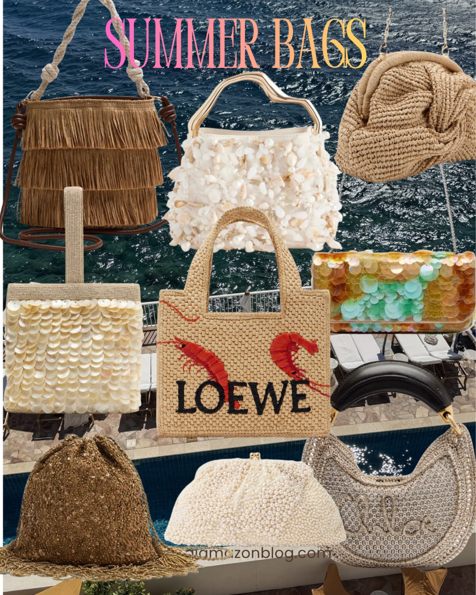 Summer bag, raffia bag, sequin bag, beaded bag, holiday bag 

#LTKsummer #LTKspring #LTKstyletip