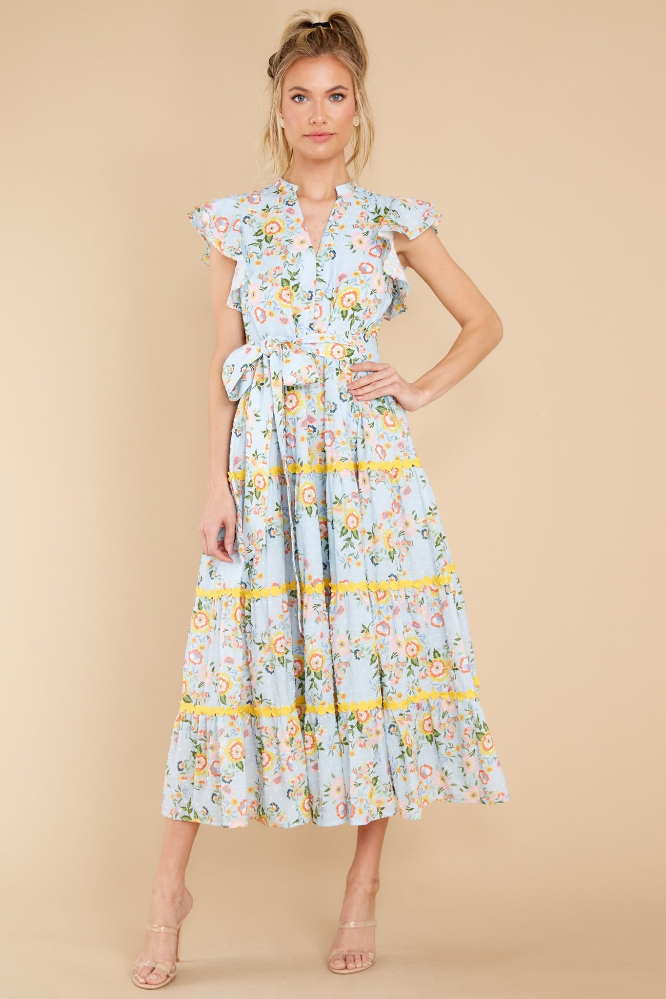 Kemble Garden Party Dress | Red Dress 