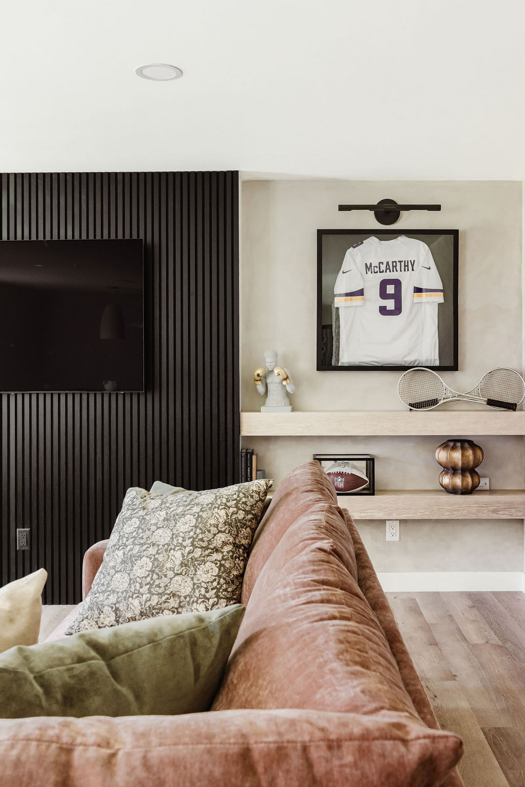 Welcome to the bathroom remodel at our Organic Sports Bar basement renovation project! 🌙 #LTKInteriorDesigner #LTKDesigner #LTKInteriorDesign #LTKRenovation #LTKRemodel 

 
