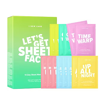 I Dew Care Lets Get Sheet Faced Masks | JCPenney
