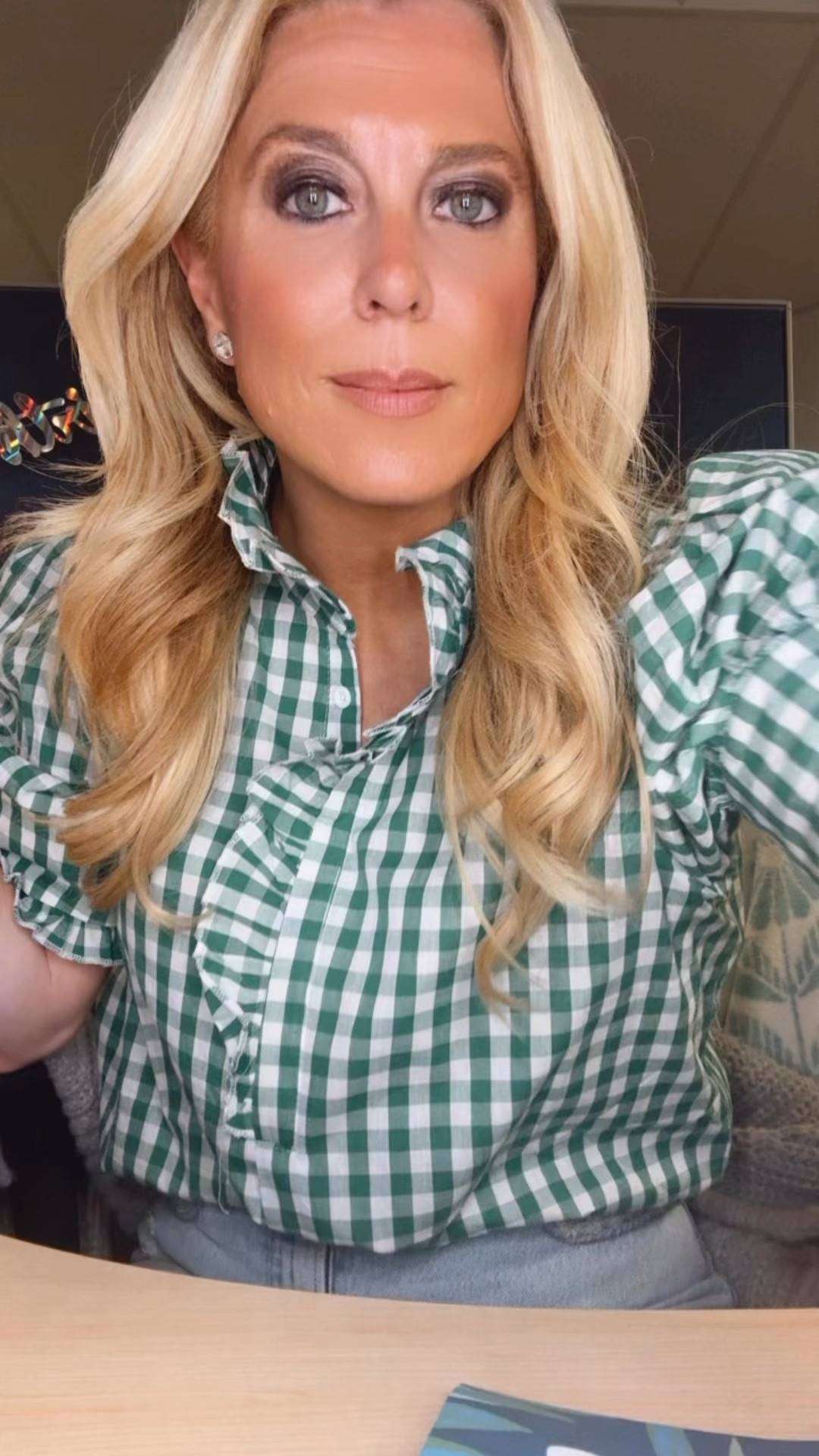 Gingham blouse for women are on sale 

#LTKSaleAlert