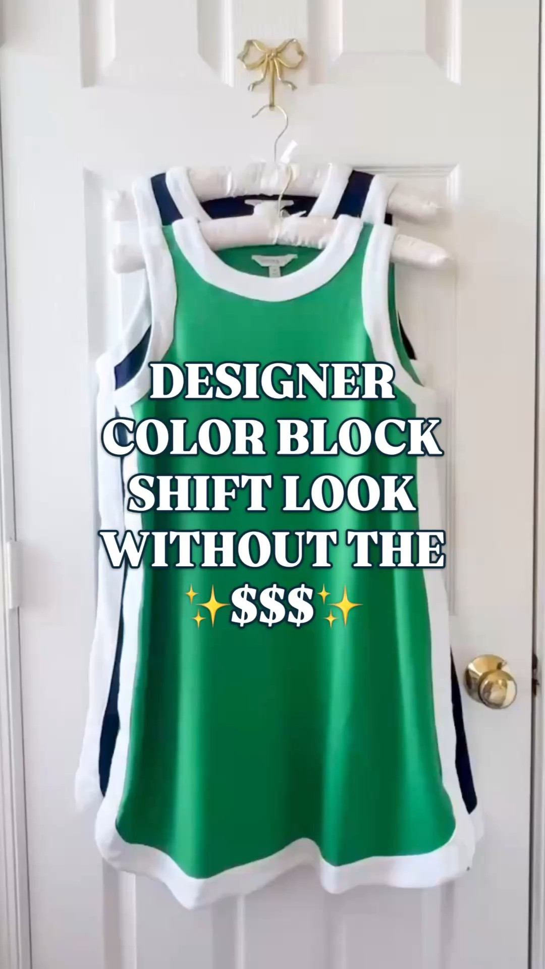 Designer Colorblock Shift Energy. Without the $$$. 💚

This is that sporty-preppy colorblock shift that always makes a woman look pulled together the second she puts it on.

The kind of dress you reach for when you want to look preppy, polished, and comfortable.

Clean contrast trim. Saturated color. Structured shift silhouette.

That combination is what gives this that effortless, expensive feel. It’s the kind of dress people assume you’ve had forever because it just fits your style.

Same crisp trim. Same intentional colorblocking. Same easy, country club, resort-day energy that always works.

Sleeveless. Pullover shift. Lightweight with stretch. Holds its shape. Easy through the body in the way that makes it flattering.

You put this on and you’re done.

It gives:
🌿 The woman who always looks appropriate
🌿 The outfit you don’t have to second guess
🌿 Country club casual days
🌿 Lunch, errands, vacation mornings that turn into plans
🌿 The dress you keep by the front of your closet

This is a “you end up wearing it constantly” dress.

⸻

colorblock shift dress women, preppy shift dress, sporty preppy dress, country club outfit women, resort dress women, tennis style dress women, casual preppy dress, spring dress women, summer dress outfit, classic shift dress outfit, palm beach style dress, east coast prep outfit, vacation dress women, everyday dress women casual, affordable preppy style, designer look for less, colorblock dress outfit women

#LTKFindsUnder100 #LTKFindsUnder50 #PreppyStyle #LookForLess #LillyPulitzer #JCrew #ShiftDress #AirEssentials #SpringOutfit #SpringDress #CasualDress #ColorblockDress 


#LTKSeasonal #LTKWorkwear #LTKSaleAlert