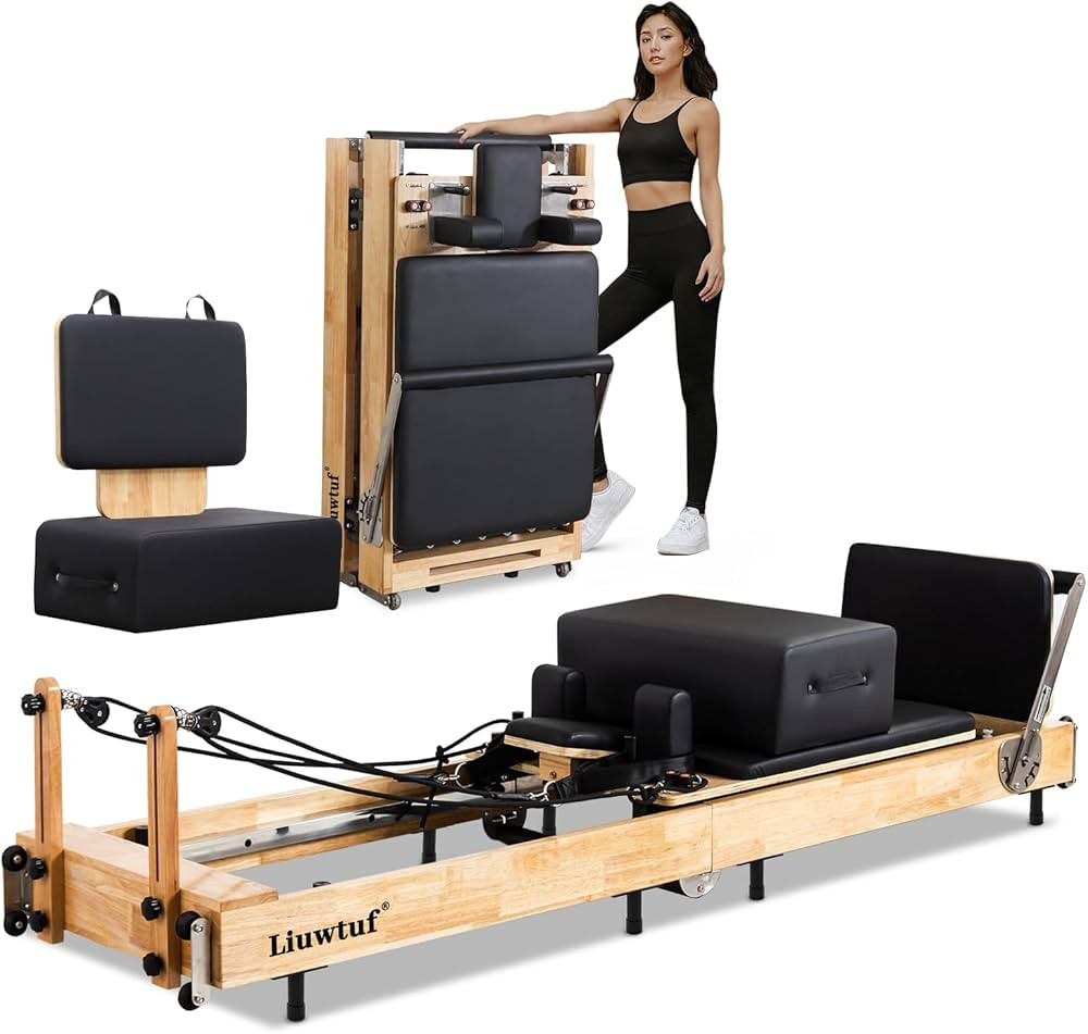 Pilates Reformer Machine,Folding Pilates Reformer,Pilates Bed, Home Pilates Reformer, Durable and... | Amazon (US)