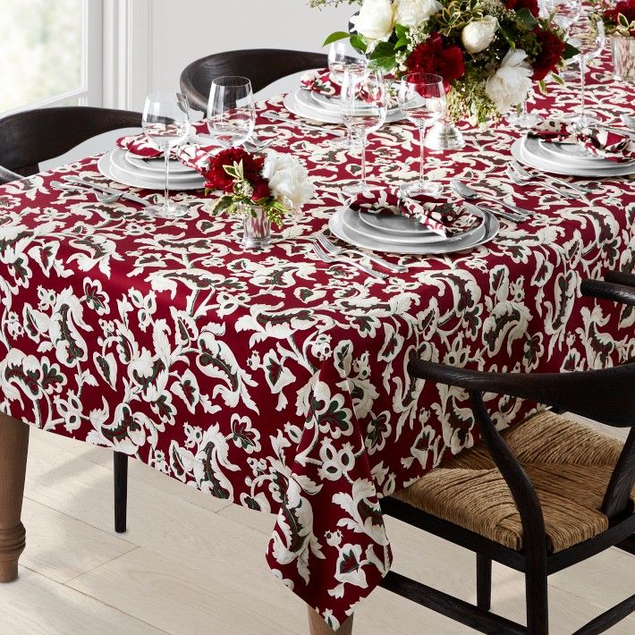 Bordeaux Tablecloth | Williams-Sonoma