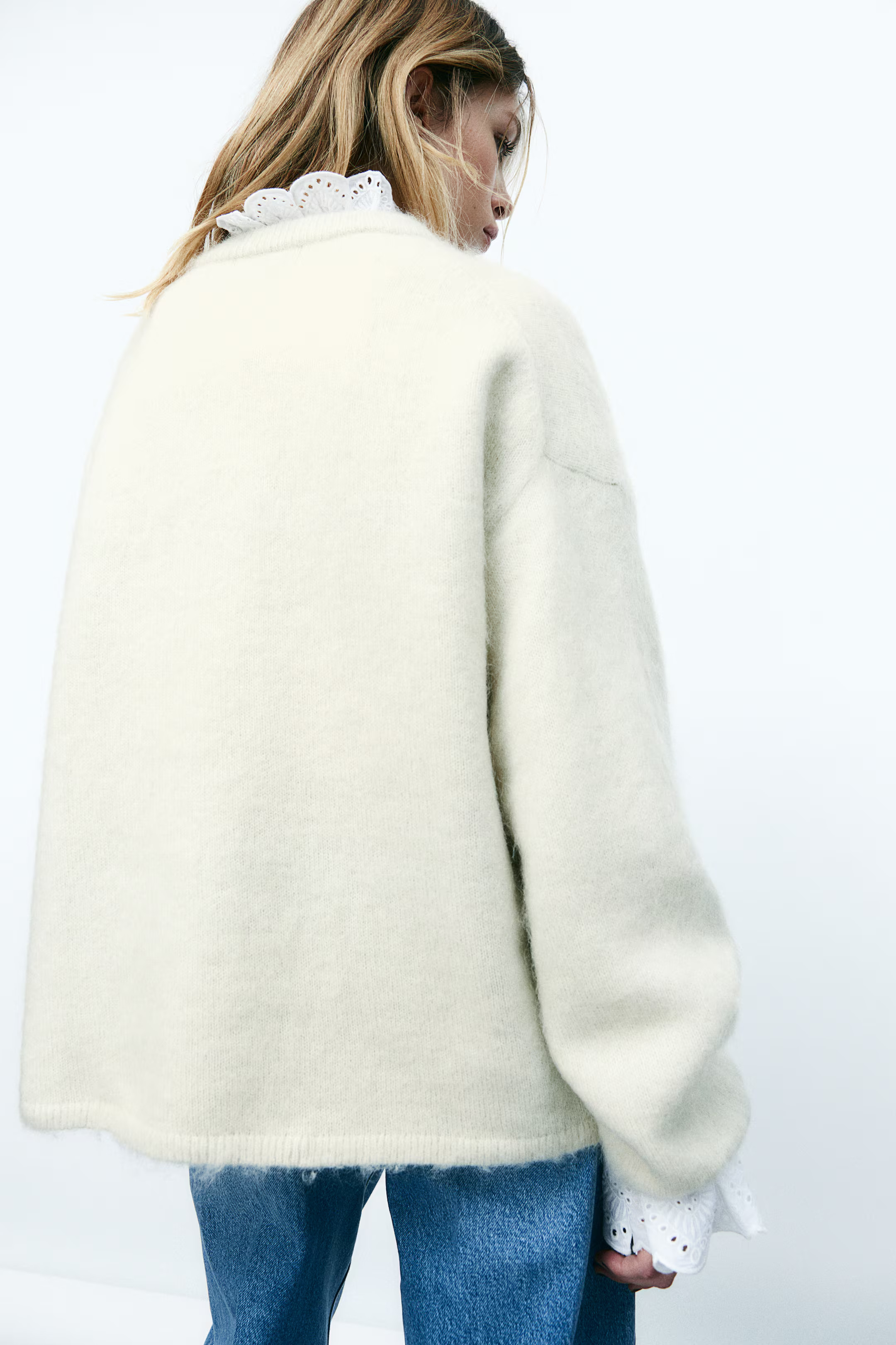 Oversized mohair-blend jumper | H&M (UK, MY, IN, SG, PH, TW, HK)