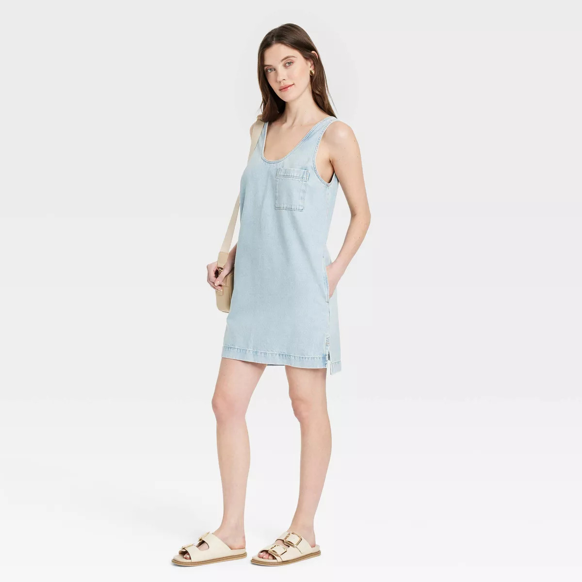 Women's Denim Tank Mini Dress - Universal Thread™ Light Wash | Target