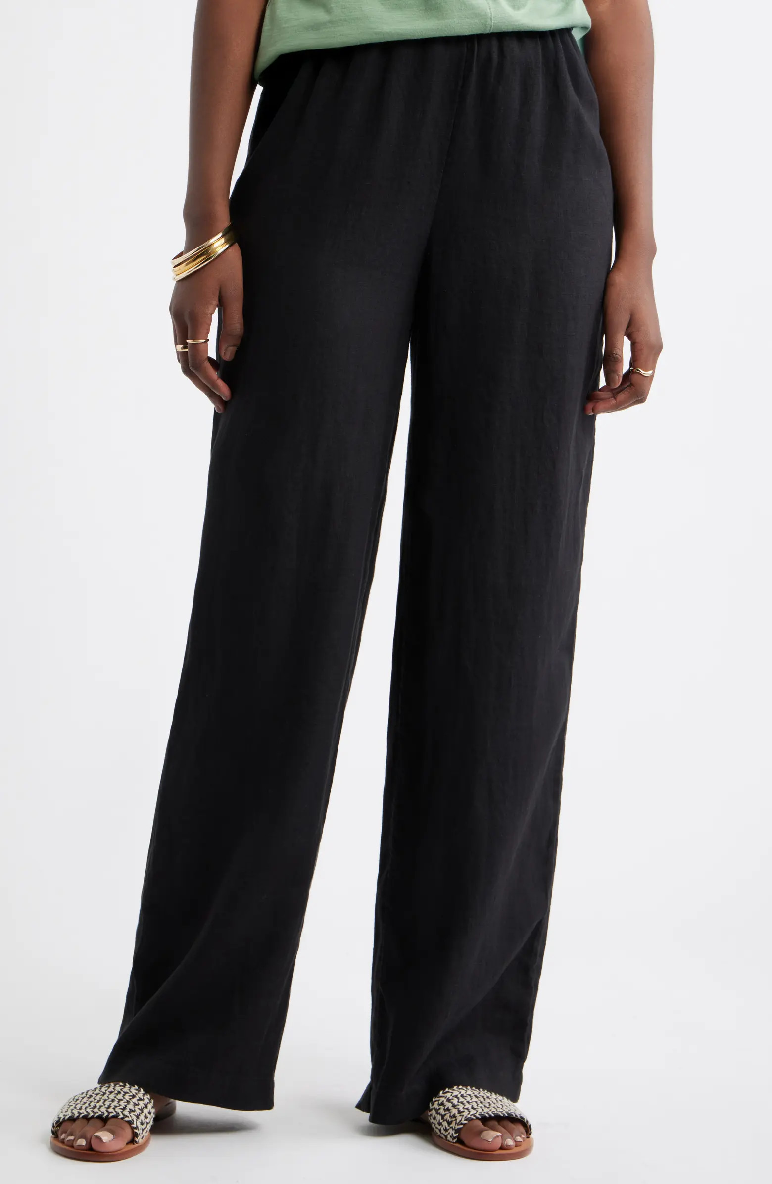Wide Leg Linen Pants | Nordstrom